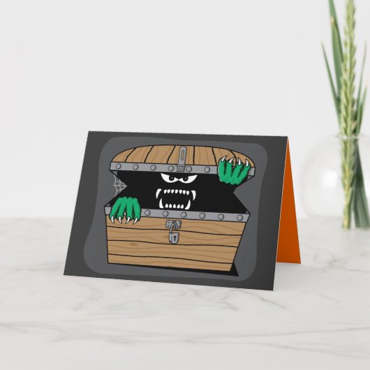 Halloween Kaart voor kinderen (Voorkant)