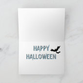 Halloween-kaart voor Moon en Bats Kaart (Binnen)