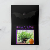 Halloween Kaart W/Funny Schattige Basset Puppy (Binnen)