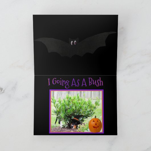 Halloween Kaart W/Funny Schattige Basset Puppy (Binnen)