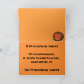 Halloween-kaarten Aangepaste, aangepaste Halloween Kaart (Binnen)