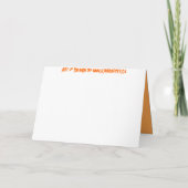 Halloween Kaarten Custom Halloween Party Uitnodigi (Achterkant)