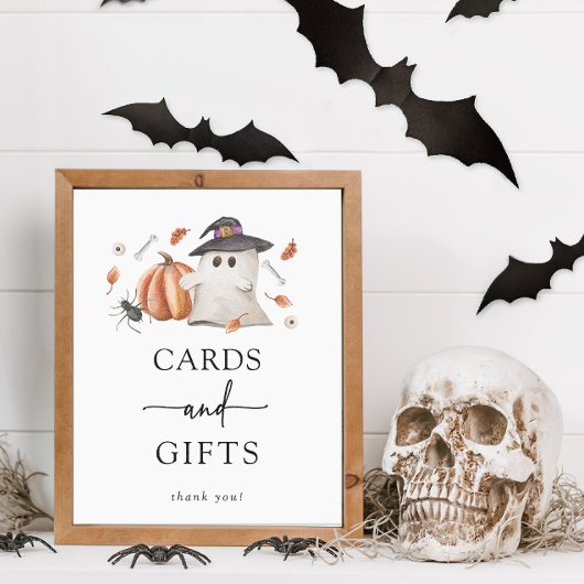 Halloween Kaarten en geschenken Baby shower teken Poster