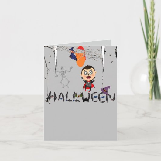 Halloween Kaarten/Uitnodigingen 02 Kaart (Voorkant)