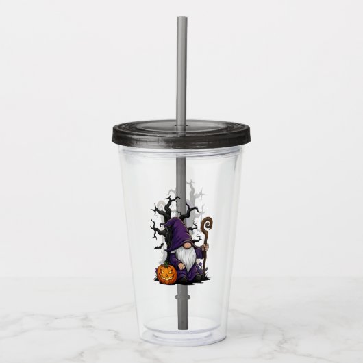 Halloween Kabouter Acryl Tumbler Drinkbeker (Voorkant)