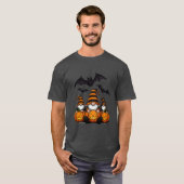 Halloween-kabouter Basic Donkere T-shirt (Voorkant volledig)