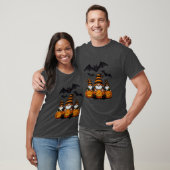 Halloween-kabouter Basic Donkere T-shirt (Unisex)