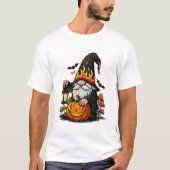 Halloween Kabouter Basic T-Shirt (Voorkant)
