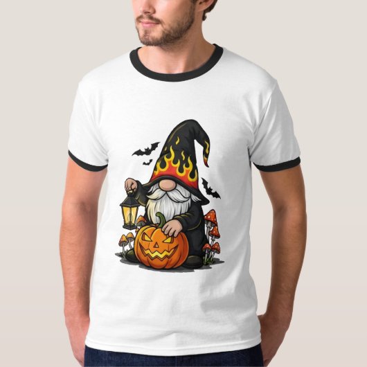 Halloween Kabouter Belletje T-Shirt (Voorkant)