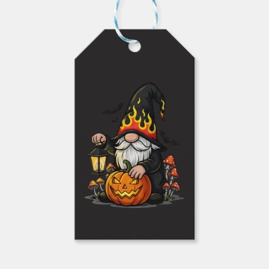 Halloween Kabouter Cadeaubijslage Cadeaulabel (Voorkant)