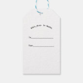 Halloween Kabouter Cadeautag Cadeaulabel (Achterkant)