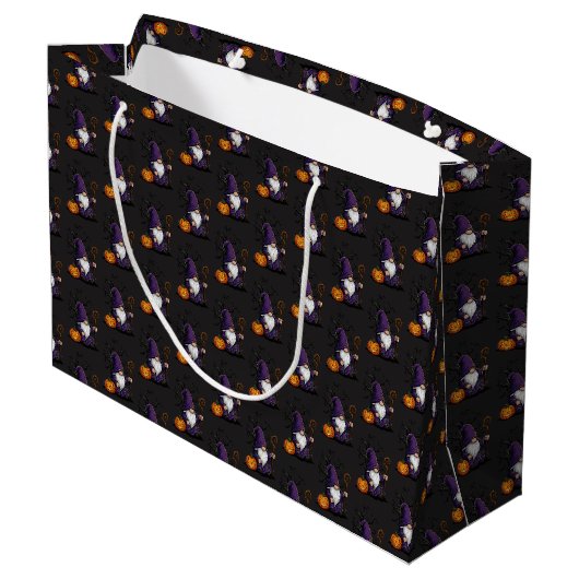 Halloween Kabouter Cadeautas (Achterkant Gekanteld)