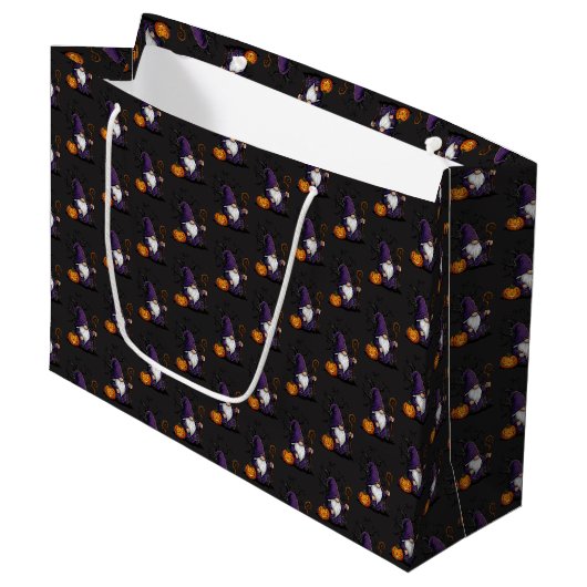 Halloween Kabouter Cadeautas (Voorkant Gekanteld)