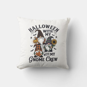 Halloween Kabouter Crew Vintage Gravure Shirt_1 Kussen