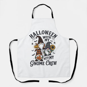 Halloween Kabouter Crew Vintage Gravure Shirt_1 Schort