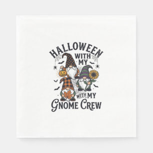 Halloween Kabouter Crew Vintage Gravure Shirt_1 Servet