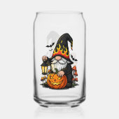 Halloween Kabouter Drinkset Blikvorm Glas (Voorkant)