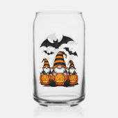 Halloween Kabouter Drinkset Blikvorm Glas (Voorkant)