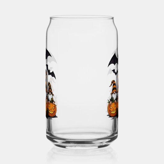 Halloween Kabouter Drinkset Blikvorm Glas (Rechts)