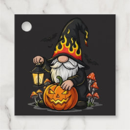 Halloween-kabouter Favor Tags Bedankjes Labels