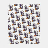 Halloween-kabouter fleece deken (Voorkant)