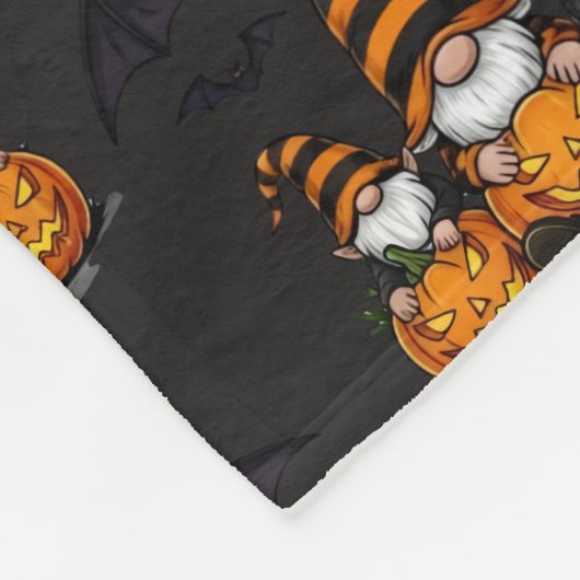 Halloween-kabouter fleece deken (Hoek)