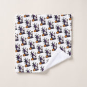 Halloween Kabouter Handdoeken Set (Wasdoekje)