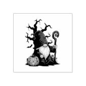 Halloween Kabouter Houten Kunst Stempel (Afrduk)