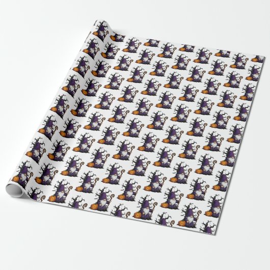 Halloween-kabouter Inpakpapier (Uitgerold)