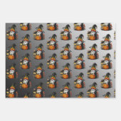 Halloween-kabouter Inpakpapier Vlakke Vellen Set v (Voorkant 3)