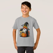 Halloween Kabouter Kinder T-Shirt (Voorkant volledig)