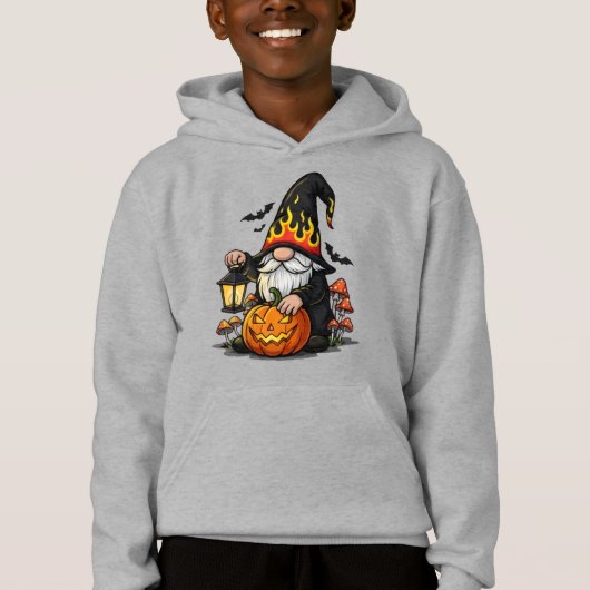 Halloween Kabouter Kinderen Pullover Hoodie (Voorkant)