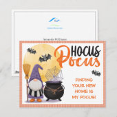 Halloween Kabouter Klant Kom Even Langs Feestdagenkaart (Voorkant / Achterkant)