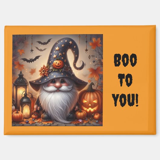 Halloween Kabouter Magneet (Voorkant)
