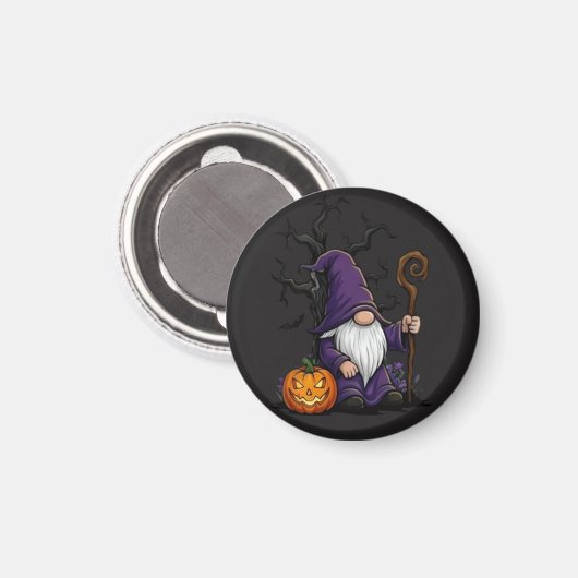 Halloween Kabouter Magneet (Voorkant / Achterkant)