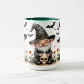 Halloween Kabouter met Schedel Mok (Midden)