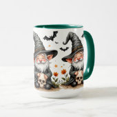 Halloween Kabouter met Schedel Mok (Voorkant rechts)