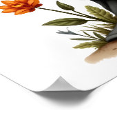 Halloween Kabouter met Schedel Poster (Hoek)