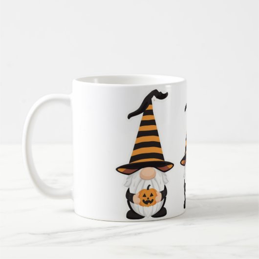 Halloween Kabouter Mok | Cute Pompoen Koffiekop (Links)