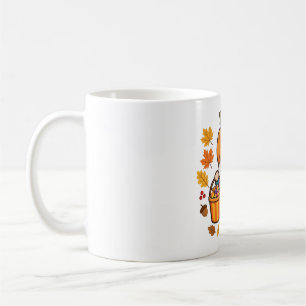 Halloween Kabouter Pompoen Hoed Cute Herfst Kunst Koffiemok
