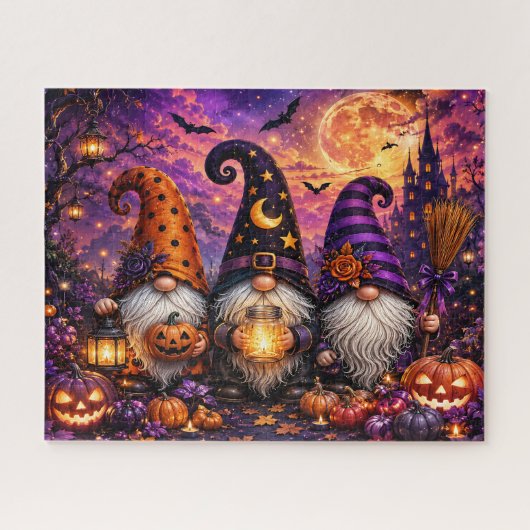 Halloween Kabouter Puzzel (Horizontaal)