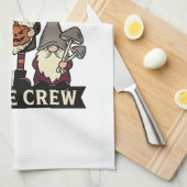 Halloween Kabouter Shirt Griezelige Kabouter Crew Theedoek (Quarter Fold)