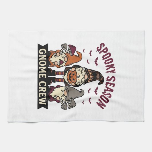 Halloween Kabouter Shirt Griezelige Kabouter Crew Theedoek (Horizontaal)