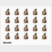 Halloween Kabouter Sticker (Vel)