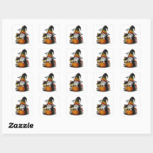 Halloween Kabouter Sticker