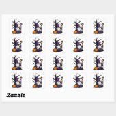 Halloween Kabouter Sticker (Vel)