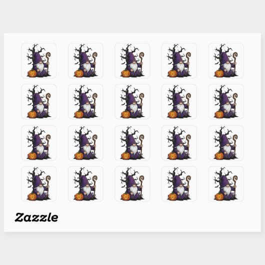 Halloween Kabouter Sticker (Vel)