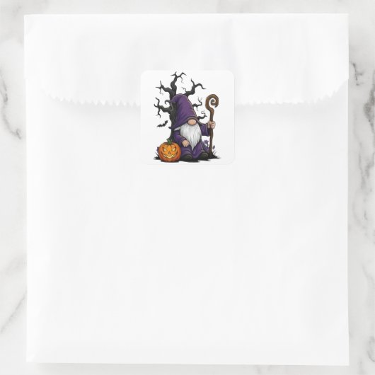 Halloween Kabouter Sticker (Tas)