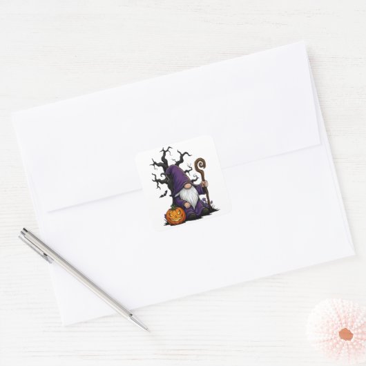 Halloween Kabouter Sticker (Envelop)