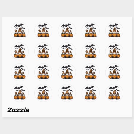 Halloween Kabouter Sticker (Vel)